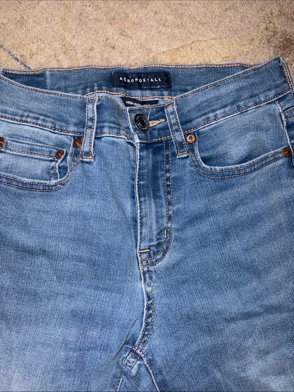 Aeropostale Light Blue High Rise Jeggings